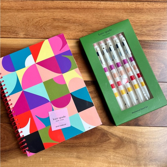 kate spade Office Kate Spade Dot Geo Spiral Notebook Mechanical